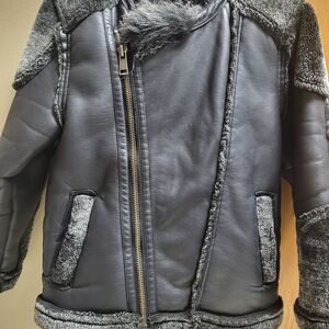 Jordan Craig Kids Charcoal and Black Puffer Jacket
